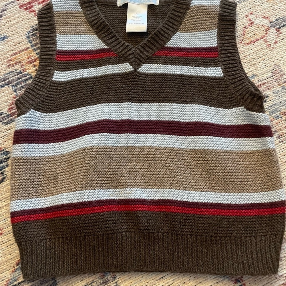 Janie and Jack striped sweater vest